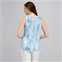Crochet Yoke Tank., Spa Blue Multi, small